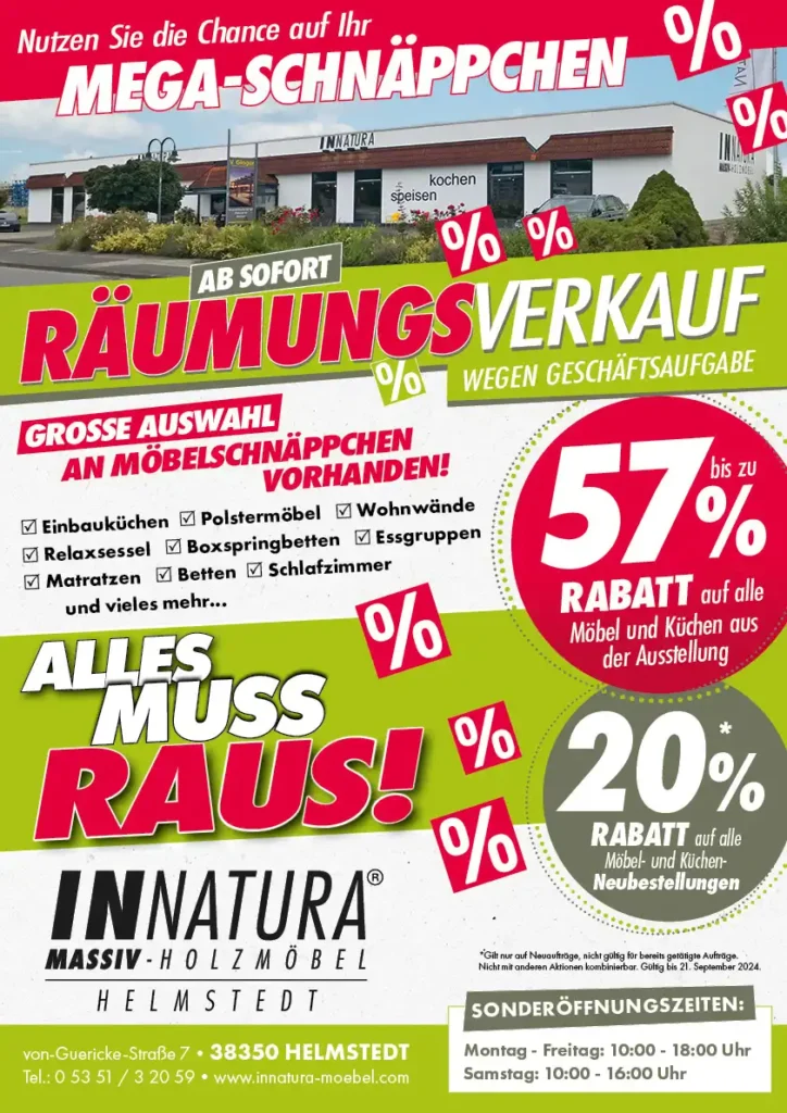 Räumungsverkauf Angebote Seite 1